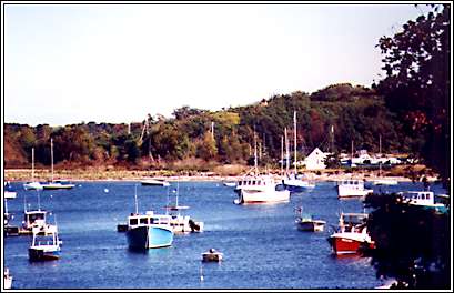 View from Condiminium of Cohasset Harbor