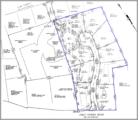 View 5 - Beech Tree 9 Lot Subdivision