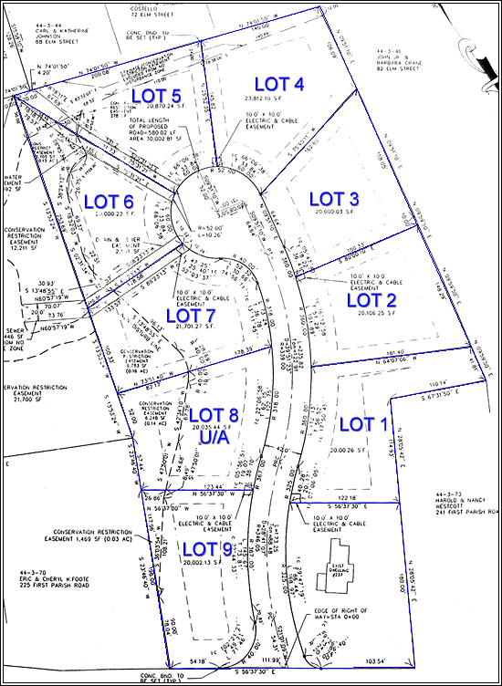View 6 - Beech Tree 9 Lot Subdivision